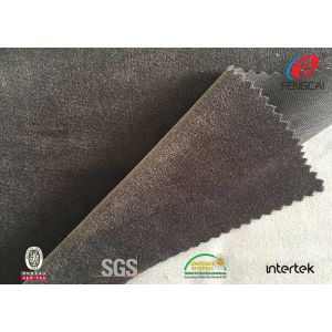 Brown Headboards Minky Plush Fabric Embossed ROHS / SGS Certificated