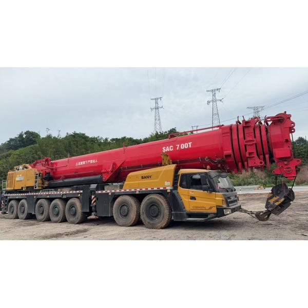 Quality 2022 Sany SAC6500T Crane with 163 Tons Counterweight 90m Main Boom 63m Jib and 2.5X2.5 Road Base Plate wholesale