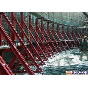 Single side formwork for retaining wall