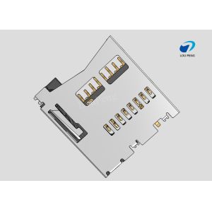 Cheap SD Card Connectors, Secure Digital Compatible Card, 8 Position, Surface Mount, Right Angle for sale