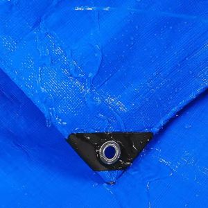 Cross Laminated Plastic PE Tarpaulin Fabric Sheet Poly Tarp With UV Protect
