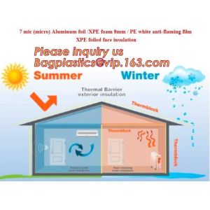 Aluminum foil coated with TapeMm EPE foam for thermal insulation,Thermal break