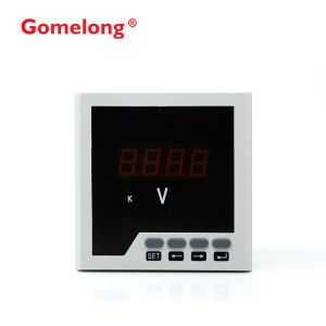 Single Phase Digital Panel Mount AC Voltmeter 500v