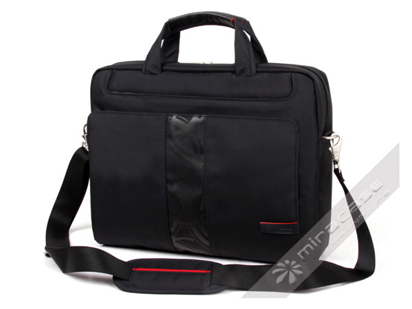 Rolling Wheeled Black Nylon Carry Bag for Laptop, with Bubble Inside for