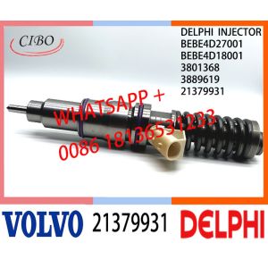 China Fuel Diesel Injector 21379931 BEBE4D27001 BEBE4D18001 3801368 3889619 E3.18 for VOL PENTA MD13 on sale