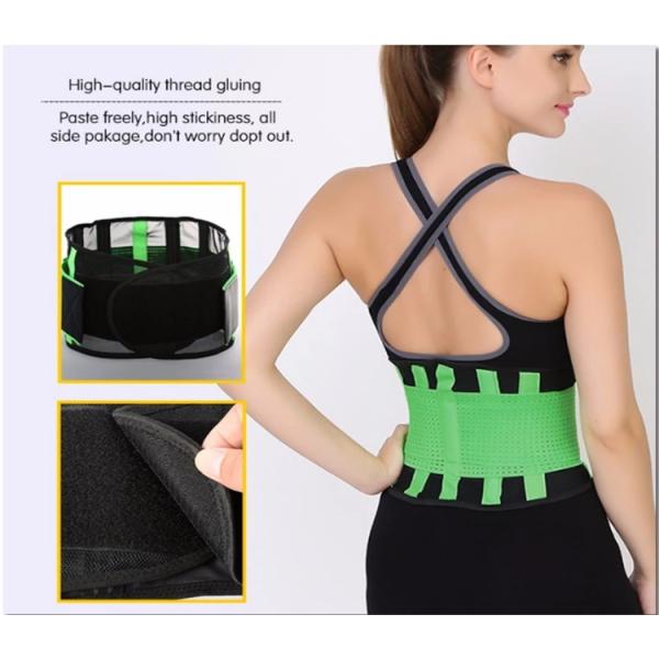 Neoprene Medical Lumbar Support Belt , Slimming Trimmer Waist Protection Belt