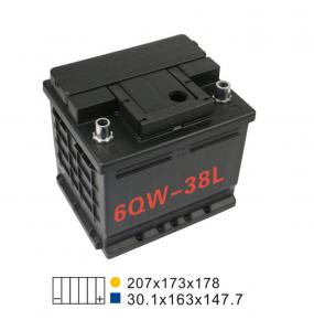 China SMF 330A 12V Lead Acid Car Battery 12V36AH 6 Qw 38L Car Starter Battery on sale
