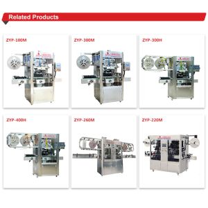 Shrink Sleeve Labeling Machine For Bottles Jars / Sleeving Labeling Equipment