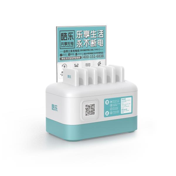 Quality ABS Fireproof Advertising Power Bank Station 5000mAh*6 wholesale