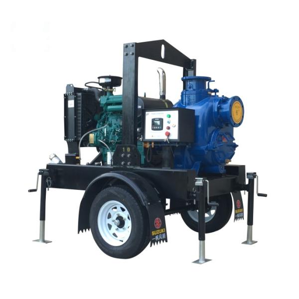 Quality 6inch Diesel Engine Strong Self Priming Water Pump Engine Driven Self Priming Trash Pump With Tractor wholesale