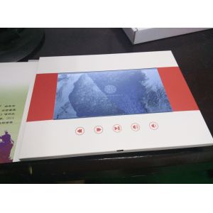 High Lamination LCD Video Brochure / Video Greeting Cards With Touch Screen