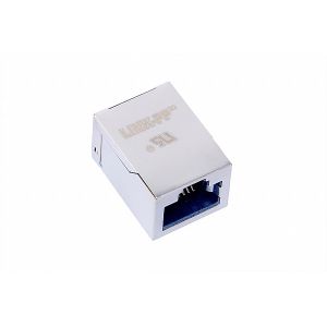 Cheap RoHS 10/100BaseT Magnetic RJ45 Jack Single Port With Tab Up 08B0-1V1T-03-F for sale