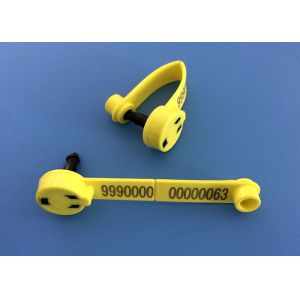 China Custom Sheep Ear Tags TPU Material With 300N Tension , Livestock Identification Tags on sale