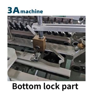 QT**900YG-2 Pre-Folded Bottom Lock Carton Gluing Machine with Water Soluble Cold