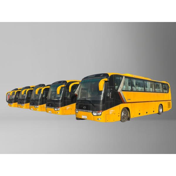 Quality Five Second-hand Yellow-bodied Golden Dragon Buses with 63 Large Seats and 8L Engine Capacity in Bulk wholesale