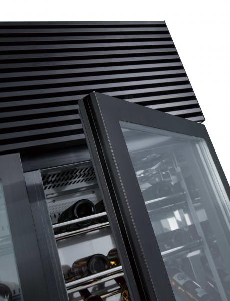 Horizontal Wine Bottle Cooler Compressor Cooler Fan Cooling System Wine Refrigerator