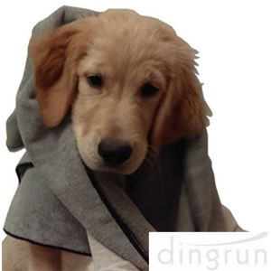 China Knitted Custom Design Bath Microfiber Pet Towel For Cleaning Dogs Cats on sale