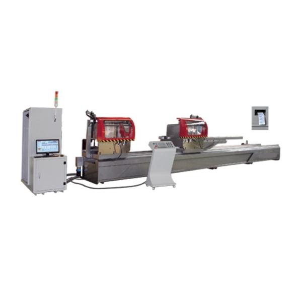 Quality Double Head Cnc Aluminium Cutting Machine , Pvc Aluminium Doors Windows Manufacturing Machines wholesale