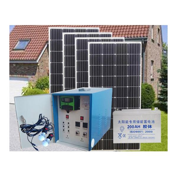 DC/AC 3000W Home Solar Power Systems Monocrystalline Silicon For Domestic