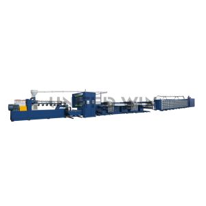 China PP/HDPE Flat Yarn Tape Extrusion Line For Woven Cement Bag Container Bags on sale