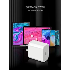 CE Portable Power Adapter , 20W PD Ipad Pro Fast Charger