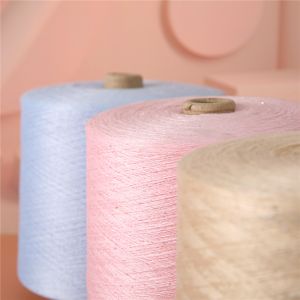 Recyclable Durable Polyester Ring Spun Yarn , Multi Function Ring Spun Polyester