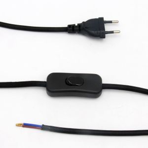 UC Black Brazil Laptop Power Cord 100 Foot Extension Cord With Switch