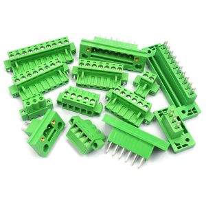 5.08mm pitch Feed Through Flange Screw Terminal Blocks Panel Mount