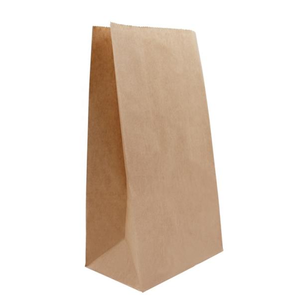 Custom Printing Paper Baguette Bread Bags With Grease / Water Resistant