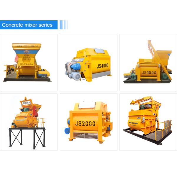 Building Site 1500L Js3000 Concrete Mixer Machine
