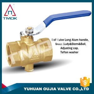 1/4 Turn Angle Hose End 50mm 2 Inch Bsp Threaded Brass Ball Valve