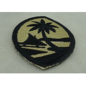 Customized Police Embroidered Badge , Patches For Uniform