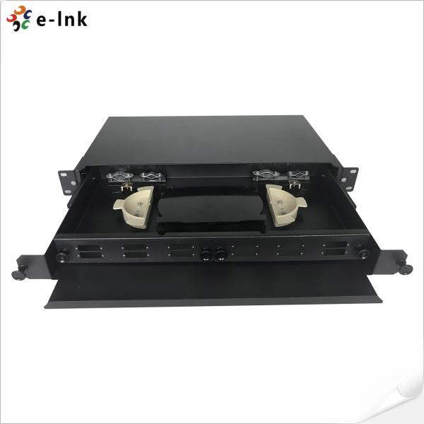 19Inch Fiber Patch Panel FPP Rack Mount Drawer Type 12-144 Ports With SC Adapter