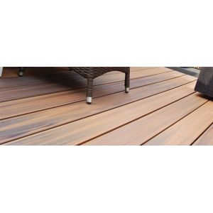 Composite Solid Decking WPC Solid Board , Wood and plastic Composite DIY Boards