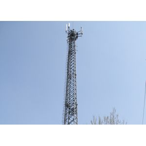 Wireless Communication Tower , 0 - 330KM / H GSM Residential Antenna Tower