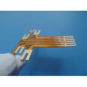 Immersion Gold flexible PCBs with heavy copper board 2 oz FPC Flex PCBs yellow