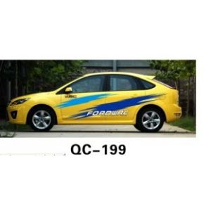 Durable PVC Reflective Custom Car Body Sticker QC-199J