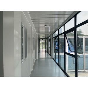 BOX SPACE Low Price Light Steel Prefab Container Office Modular Flat Pack