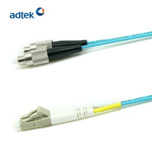 Duplex LC/UPC-FC/UPC OM3 Fiber Optic Cable 62.5/125um Multimode Duplex Jumper