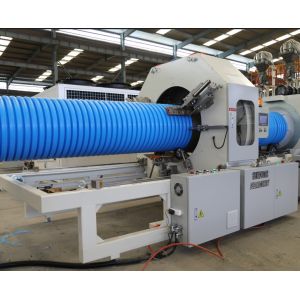 High Speed Double Layer Plastic HDPE Corrugated Tube Production Line Forming