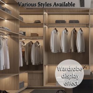 RGB Color Temp Linear Light Embedded Black LED Gypsum Ceiling Light Trough for