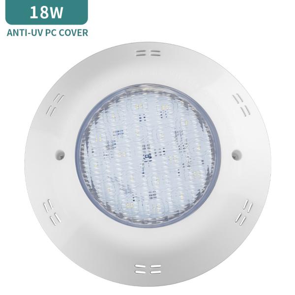Quality Surface Mount IP68 Dimmable Led Pool Light 18X1W Transparent PC wholesale