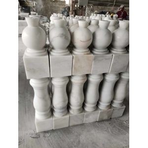 Stair Railings Handrails White Marble Stone Granite Railing Handrail Stone