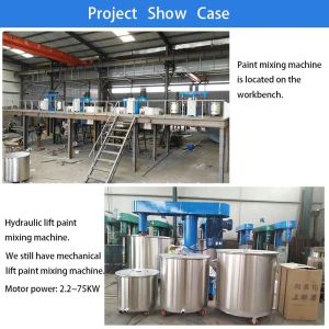 Single Shaft Wall Paint Mixing Machine 15 KW For Industry Paint Mixer