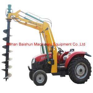 Pile drilling machine yto tractor small pile driving machine pole erection
