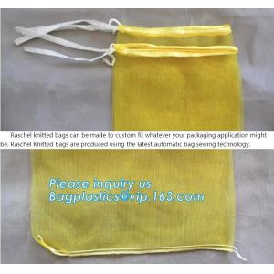100% PE Raschel Net Mesh Bag for Fruit Potato Firewood Packaging,MESH BAGS FOR