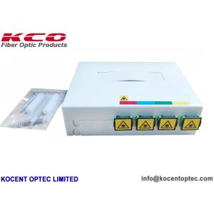 China 4 Ports Indoor IP55 Fiber Optic Termination Box with 4 Core Capacity for FTTH/FTTA Networks on sale