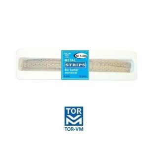 Flat Edge 12pcs/pk Class II Manual TOR VM Perforated Prophylactic Metal Strips