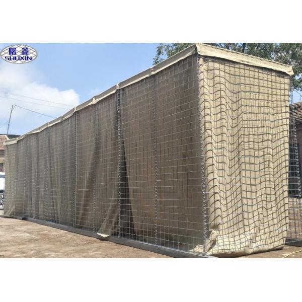 Quality Custom Military Gabion Box / Galvanized Military Sand Wall wholesale