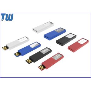 Long Stick Sliding USB Flash Drive Custom Pantone Logo Printing 1GB Thumb Drive